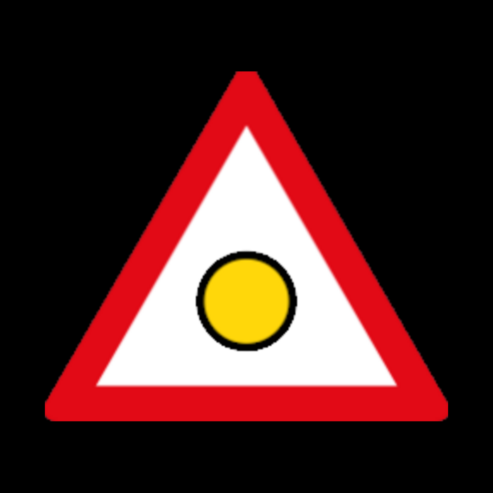 W346 – Emergency Flashing Light Sign
