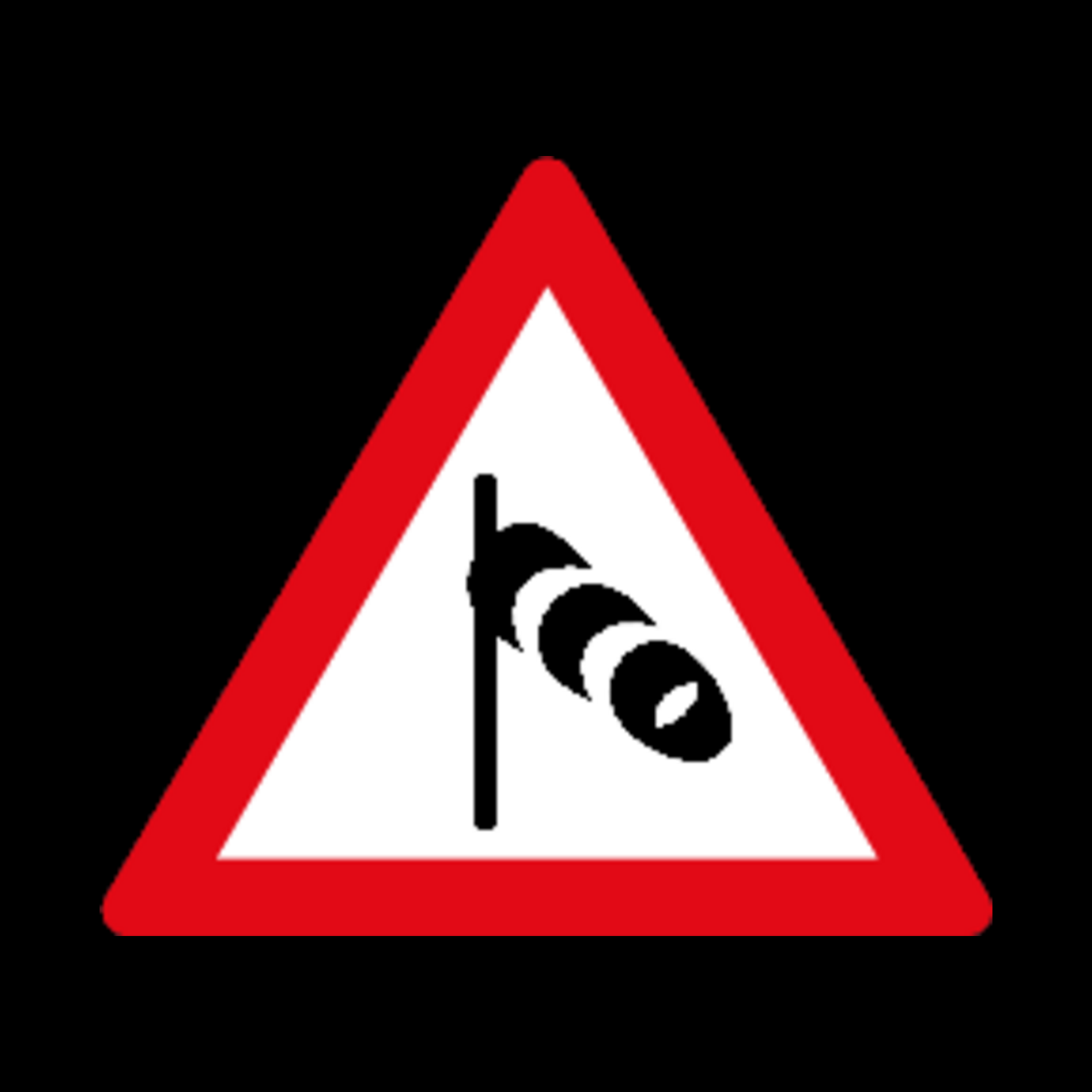 W349 – Crosswinds Sign