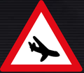 W351 Low Flying Aircraft Sign