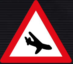 W351 Low Flying Aircraft Sign