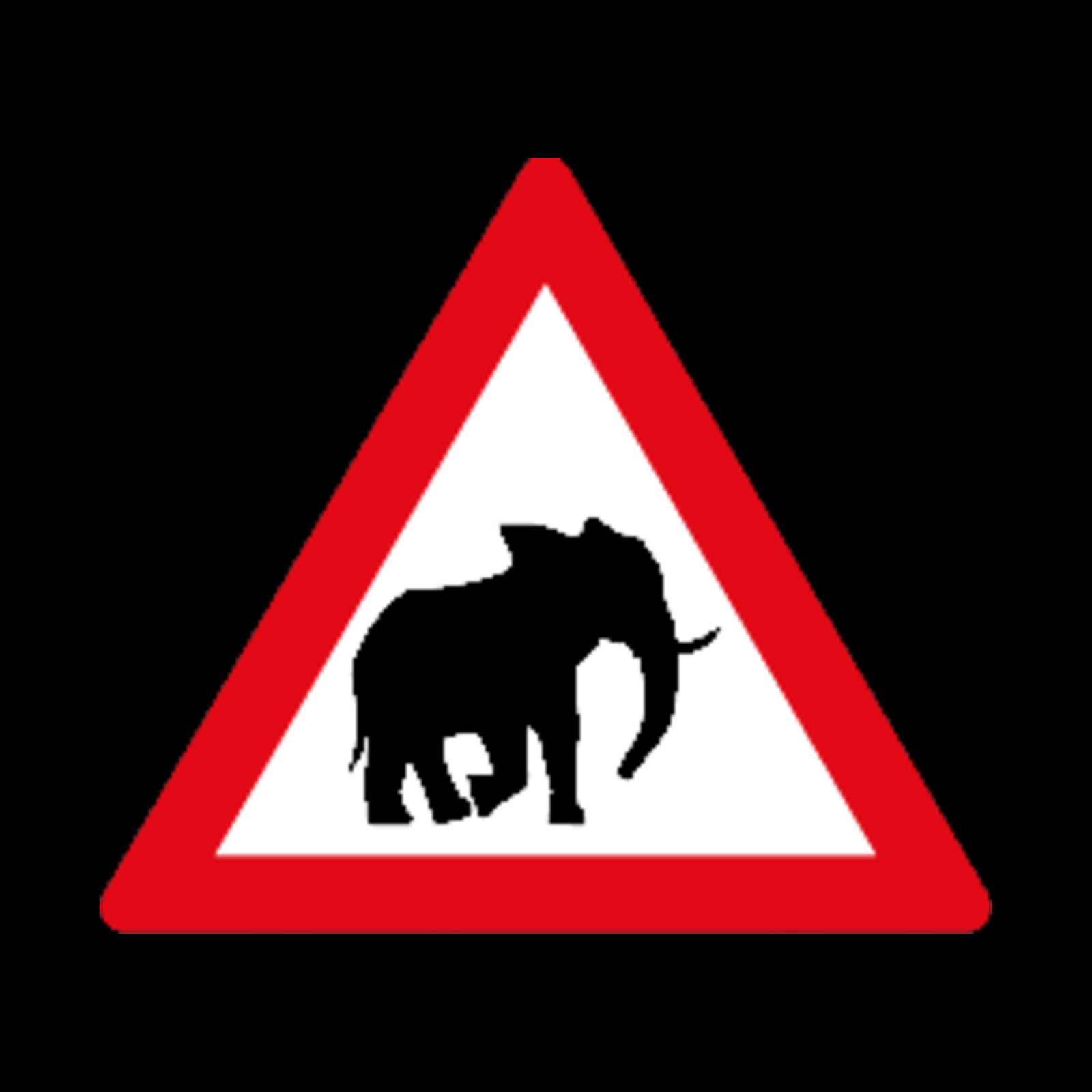 W357 – Elephants Ahead Sign
