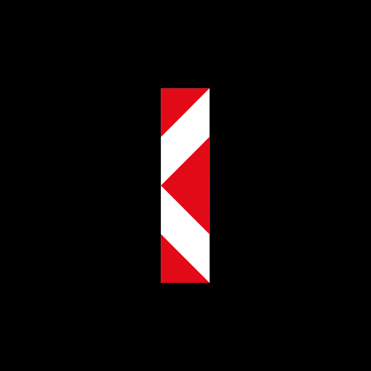 W402 Danger Plate Road Sign