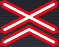 W404 Multiple Railway Crossings Marker