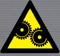 WW17 Warning of Moving Machinery