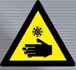 WW18 Warning of Cold Burns Hazard