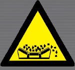 WW21 Beware of Falling Materials from Conveyor Belts