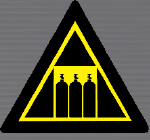 WW25 Beware of Confined Gas Hazard