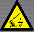 WW30 Beware of Magnetic Crane