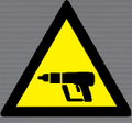 WW31 Beware of Nail Gun Hazard
